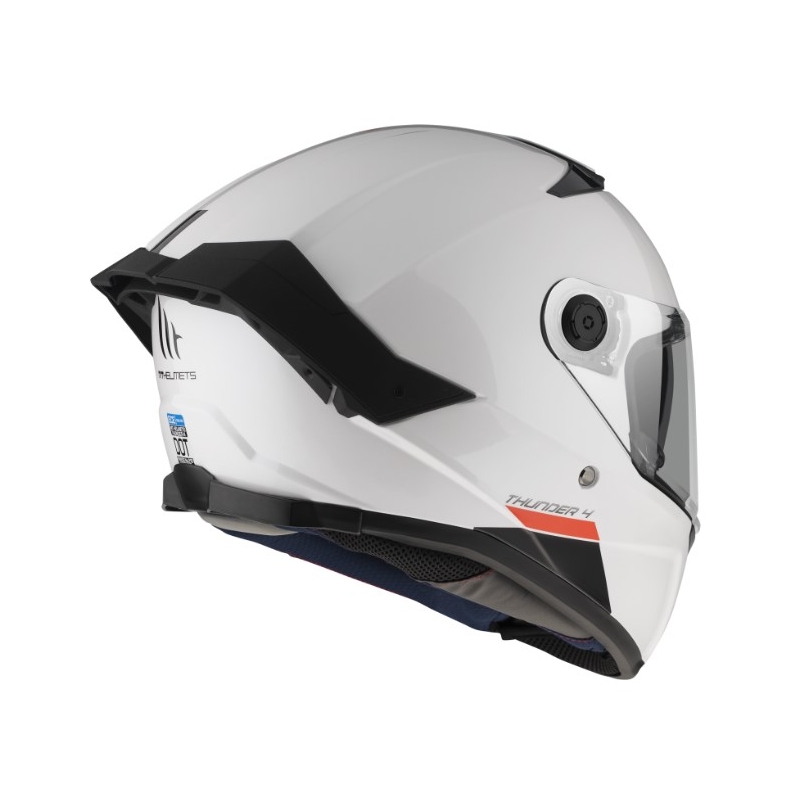 Κράνος μοτοσικλέτας full face MT FF118SV Thunder 4 SV λευκό μαργαριταρένιο