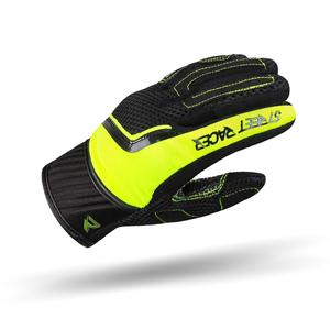 Γυναικεία γάντια μοτοσικλέτας Street Racer Stunt Black-Fluo Yellow
