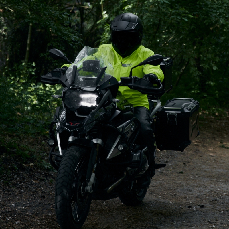 Αδιάβροχο μπουφάν Rebelhorn Ocean σε φωσφοριζέ κίτρινο χρώμα