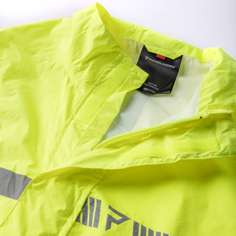 Αδιάβροχο μπουφάν Rebelhorn Ocean σε φωσφοριζέ κίτρινο χρώμα
