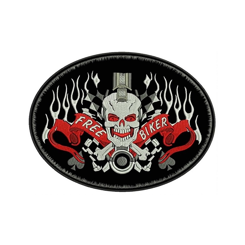 Patch Free Biker οβάλ - μεγάλο προσφορά