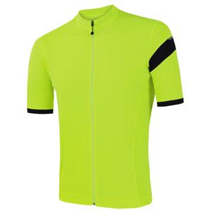 SENSOR CYKLO COOLMAX CLASSIC ανδρική φανέλα με μανίκι λαιμού και φερμουάρ, κίτρινο νέον προσφορά