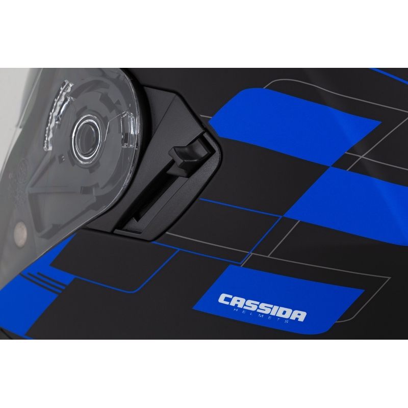 Cassida Jet Tech Roxor Black-Grey-Blue Matte Open κράνος μοτοσικλέτας