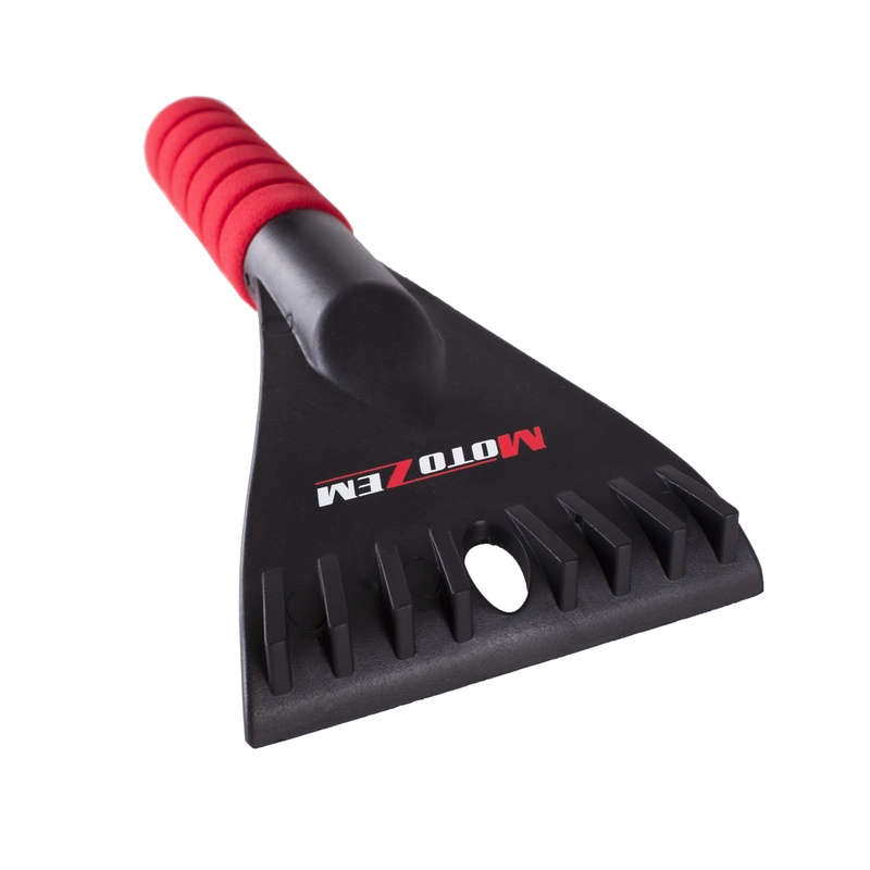 Ξύστρα πάγου MotoZem μαύρο-κόκκινο