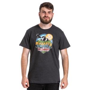 T-shirt Meatfly Mounty γκρι προσφορά