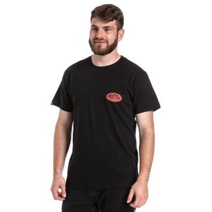 T-shirt Meatfly Ride Till Death πορτοκαλί και μαύρο προσφορά