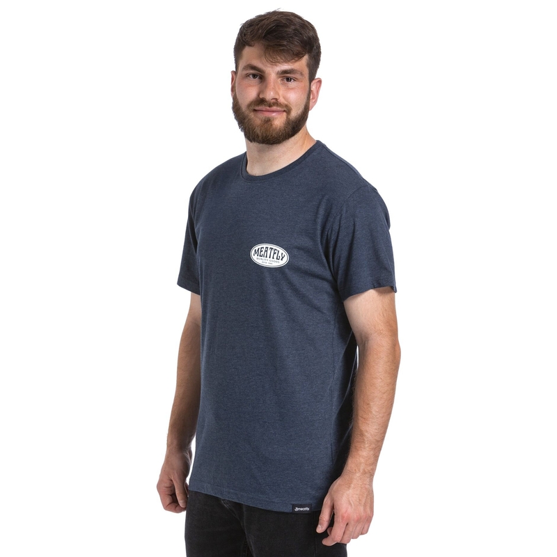 T-shirt Meatfly Ride Till Death σκούρο μπλε προσφορά