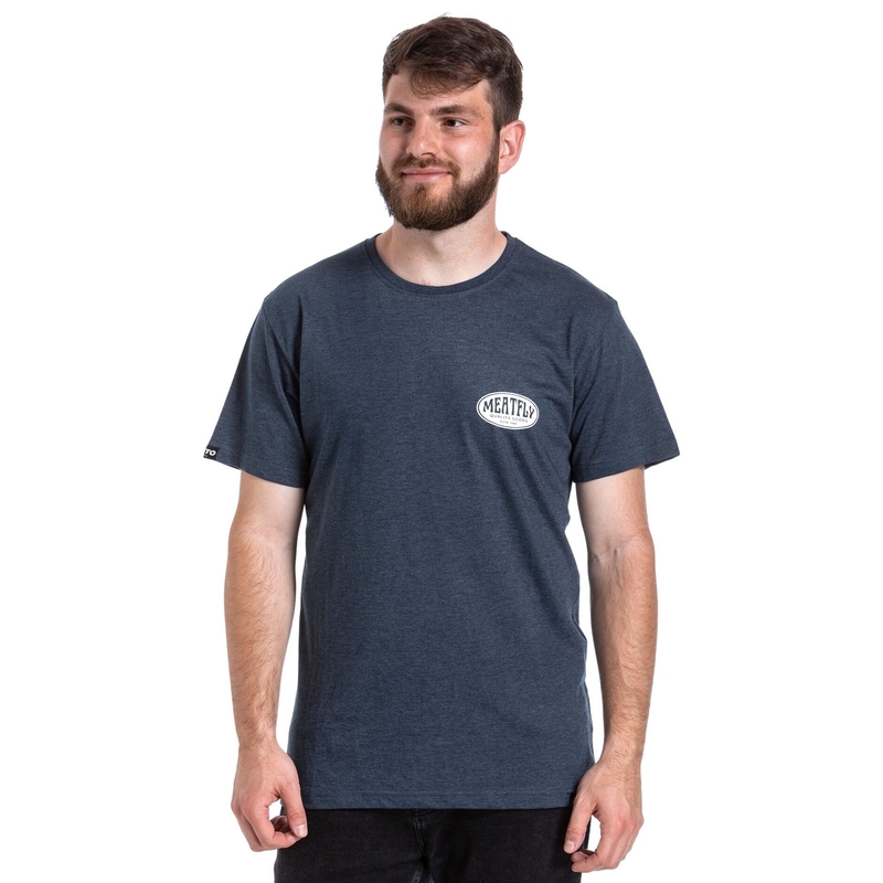 T-shirt Meatfly Ride Till Death σκούρο μπλε προσφορά