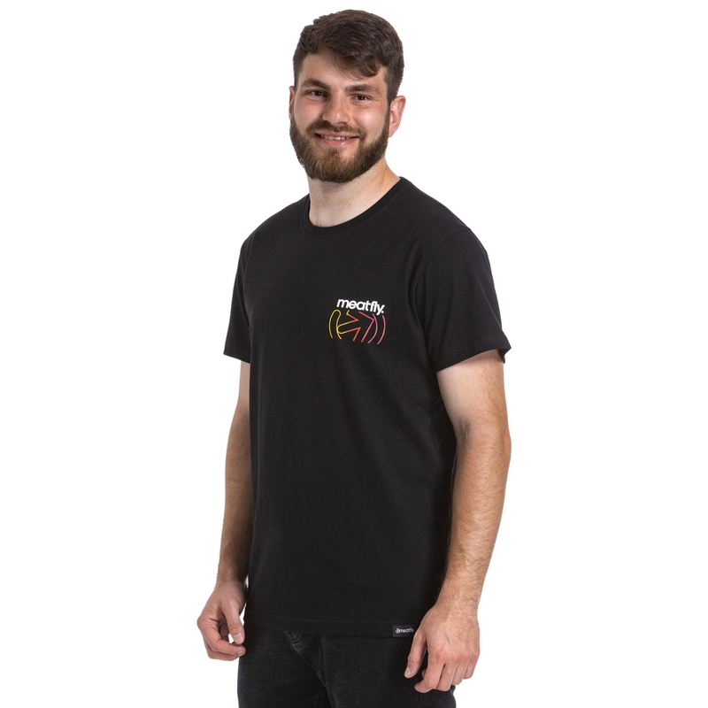 T-shirt Meatfly Marmi μαύρο προσφορά
