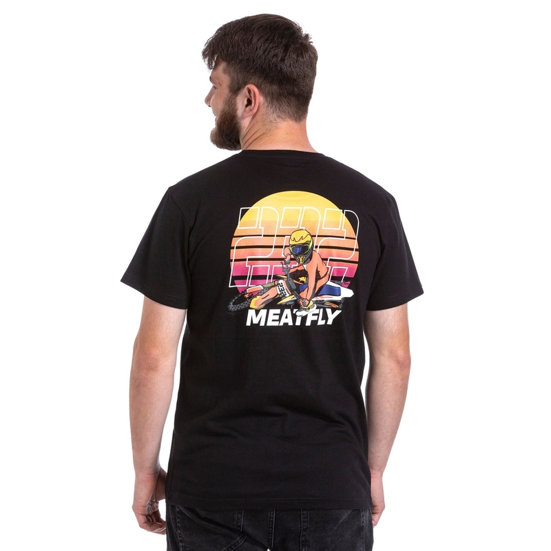 T-shirt Meatfly Marmi μαύρο προσφορά