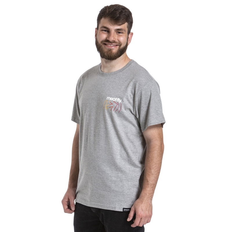 T-shirt Meatfly Marmi γκρι προσφορά