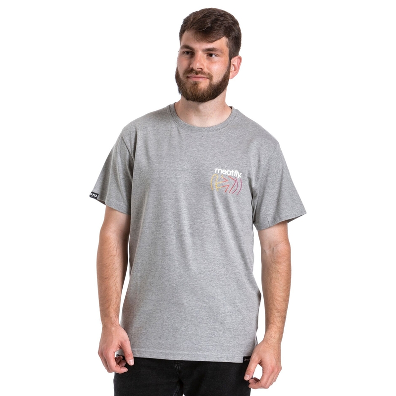 T-shirt Meatfly Marmi γκρι προσφορά