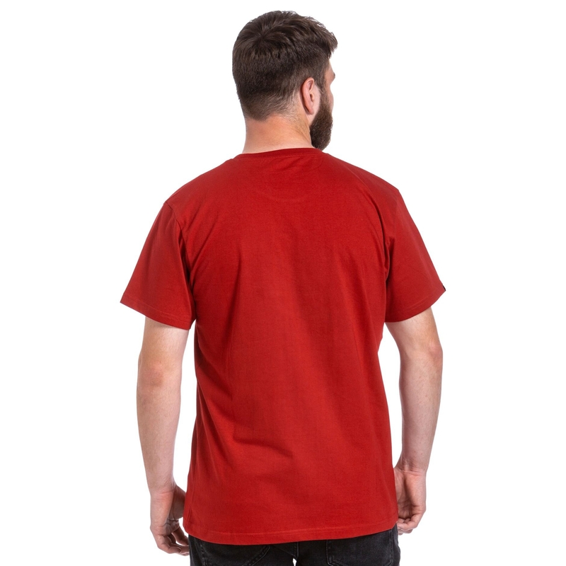 T-shirt Meatfly Podium σκούρο κόκκινο προσφορά