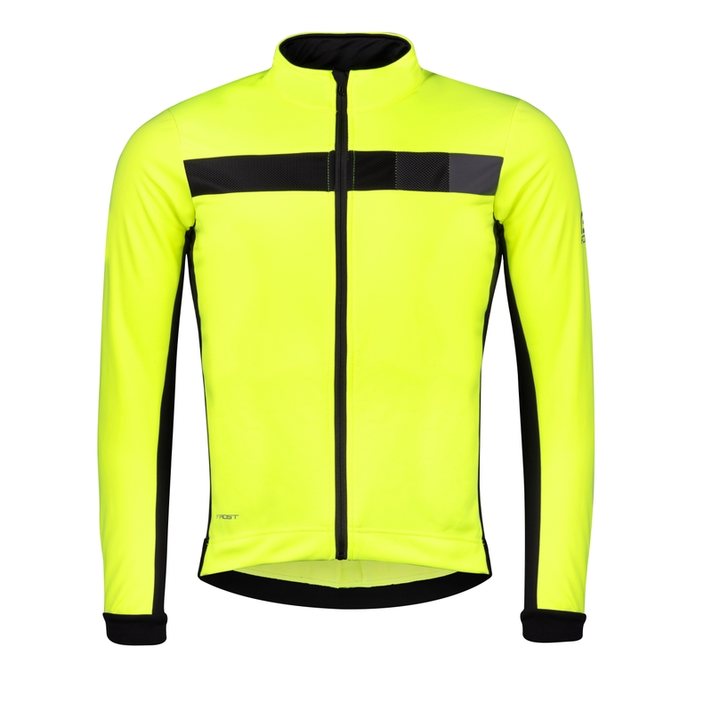 Bunda na kolo FORCE Frost fluo-černá výprodej