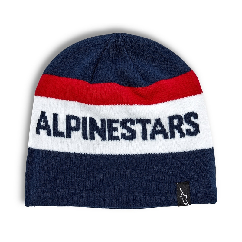 Alpinestars Stake Beanie μπλε-κόκκινο-λευκό
