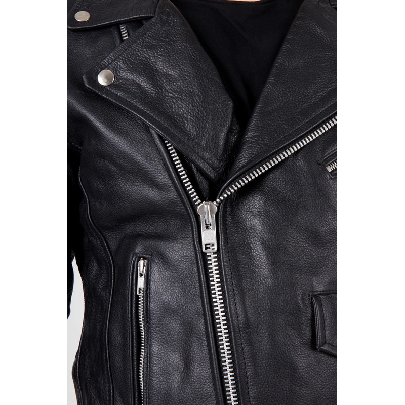 Μπουφάν Moto Ozone Ramones μαύρο