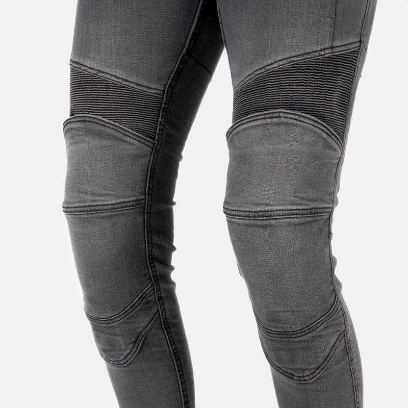 Γυναικείο Ozone Roxy Washed Black Motorcycle Jeans προσφορά