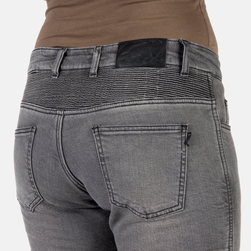 Γυναικείο Ozone Roxy Washed Black Motorcycle Jeans προσφορά
