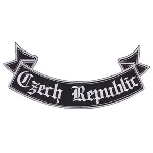 Patch Τσεχική Δημοκρατία κορδέλα στο κάτω μέρος