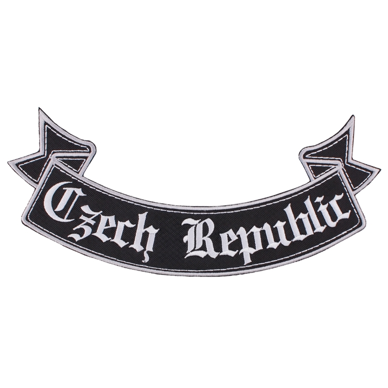 Patch Τσεχική Δημοκρατία κορδέλα στο κάτω μέρος