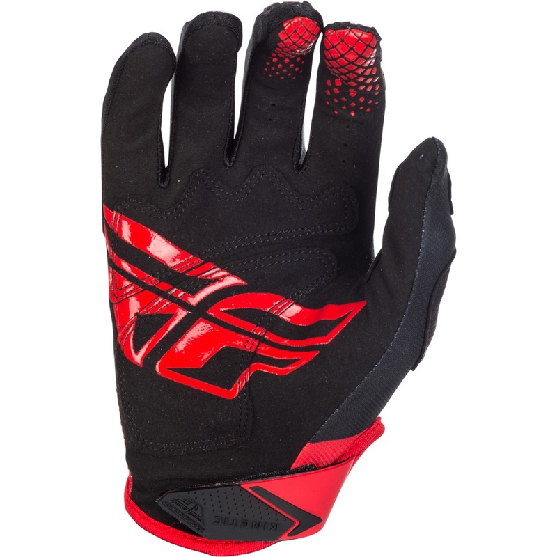 Motokrosové rukavice FLY Racing Kinetic 2018 - USA červeno-černé