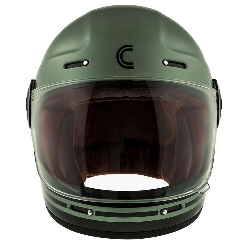 Cassida Fibre Super Hooligan Μαύρο-πράσινο ολοκληρωμένο κράνος μοτοσικλέτας προσφορά
