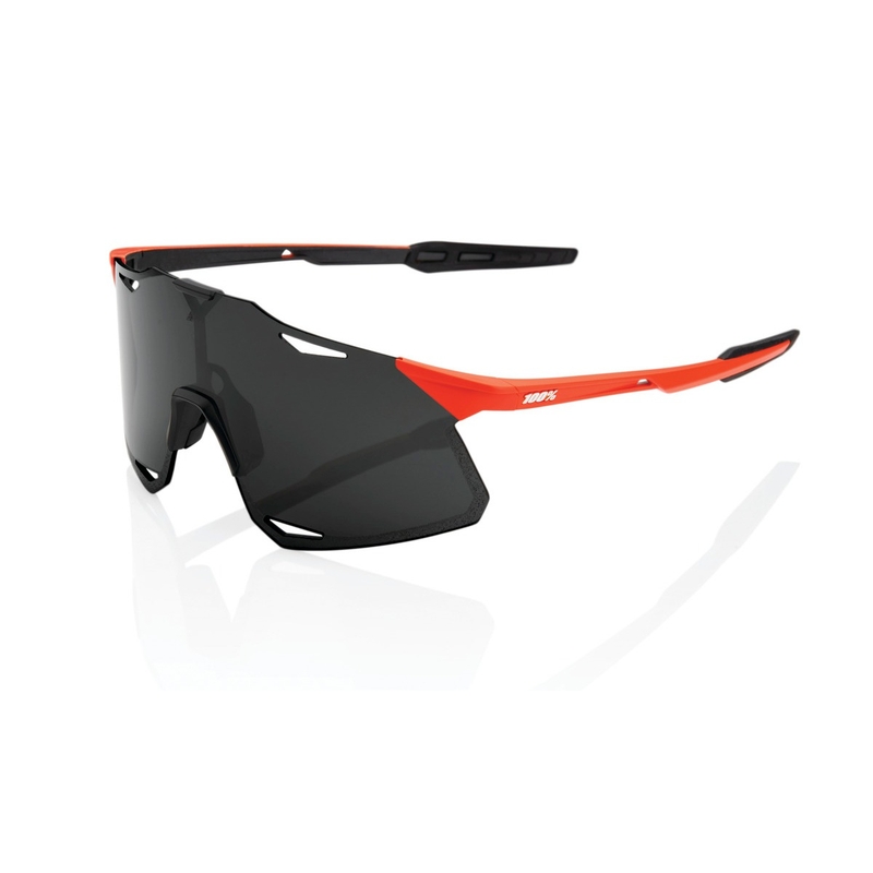 Γυαλιά ηλίου 100% HYPERCRAFT Matte Oxyfire μαύρο-κόκκινο (καπνιστό γυαλί)