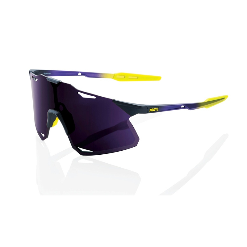 Γυαλιά ηλίου 100% HYPERCRAFT Metallic Digital Brights βιολετί-κίτρινο (βιολετί γυαλί)