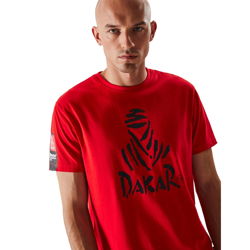 T-shirt DAKAR Sport κόκκινο προσφορά