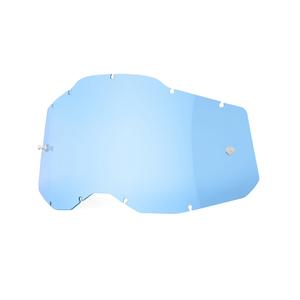 Plexi 100% Racecraft 2/Accuri 2/Strata 2 μπλε (Anti-fog)
