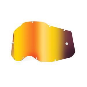 Plexi 100% Racecraft 2/Accuri 2/Strata 2 κόκκινο καθρέφτη (Anti-fog)