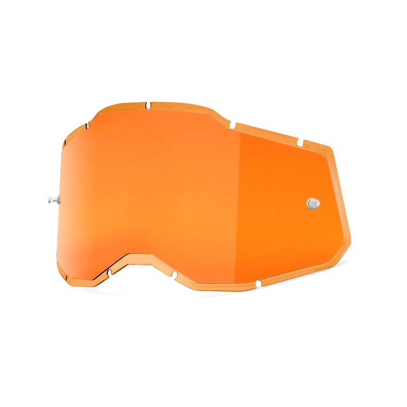 Plexi 100% Injected Racecraft 2/Accuri 2/Strata 2 πορτοκαλί καθρέφτης (Anti-fog)