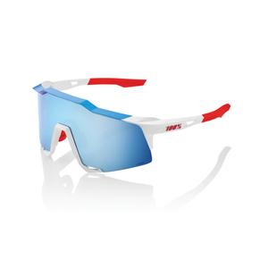 Γυαλιά ηλίου 100% SPEEDCRAFT TotalEnergies Team κόκκινο-λευκό-μπλε (μπλε γυαλί HIPER)