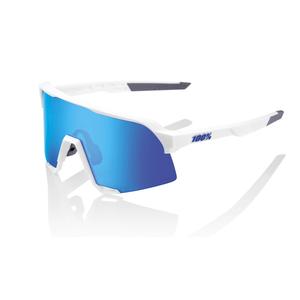 Γυαλιά ηλίου 100% S3 Matte White λευκό (HIPER μπλε γυαλί)