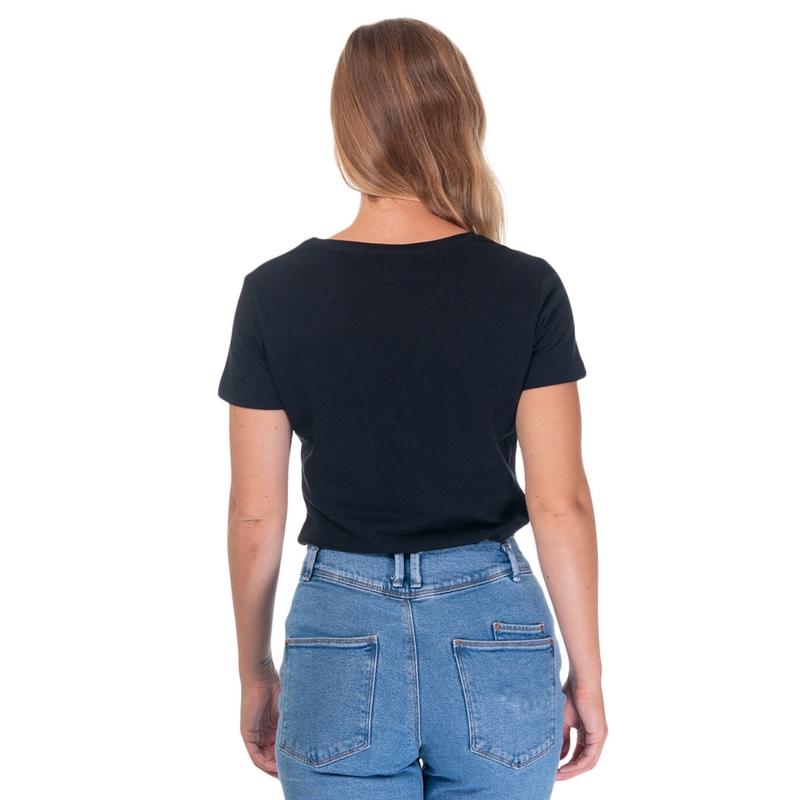 Γυναικείο T-shirt Meatfly Ladies MF Logo μαύρο προσφορά