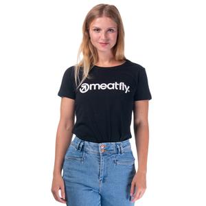 Γυναικείο T-shirt Meatfly Ladies MF Logo μαύρο προσφορά