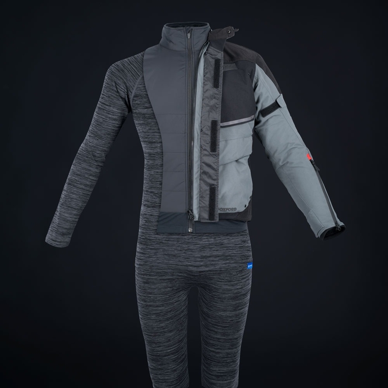 Oxford Advanced Base Layer θερμικό εσώρουχο μαύρο-γκρι