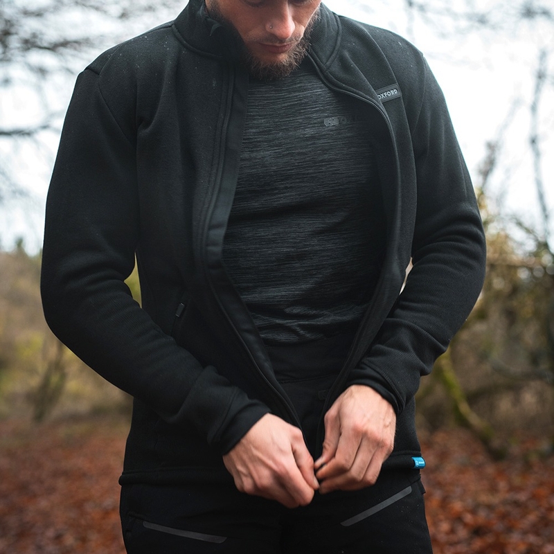 Oxford Advanced Base Layer Black-Grey Thermal T-Shirt - Μακρυμάνικο