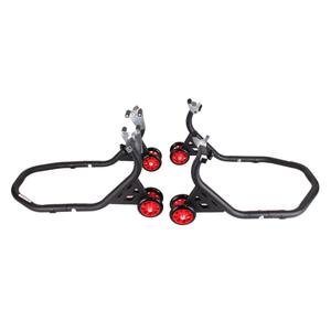 R-TECH EVO moto stand set (εμπρός + πίσω με τροχούς)