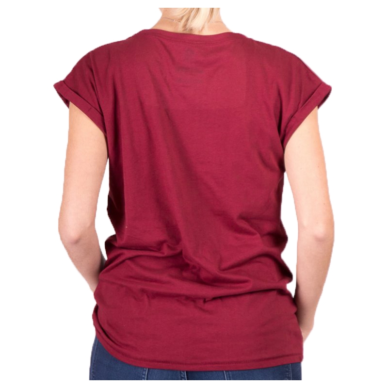 Γυναικείο T-shirt Μαύρη καρδιά Ρομαντικός εραστής Ext red