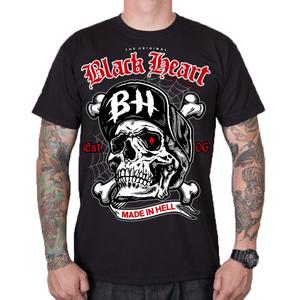 Ανδρικό T-shirt Μαύρη καρδιά Skull Bones μαύρο προσφορά
