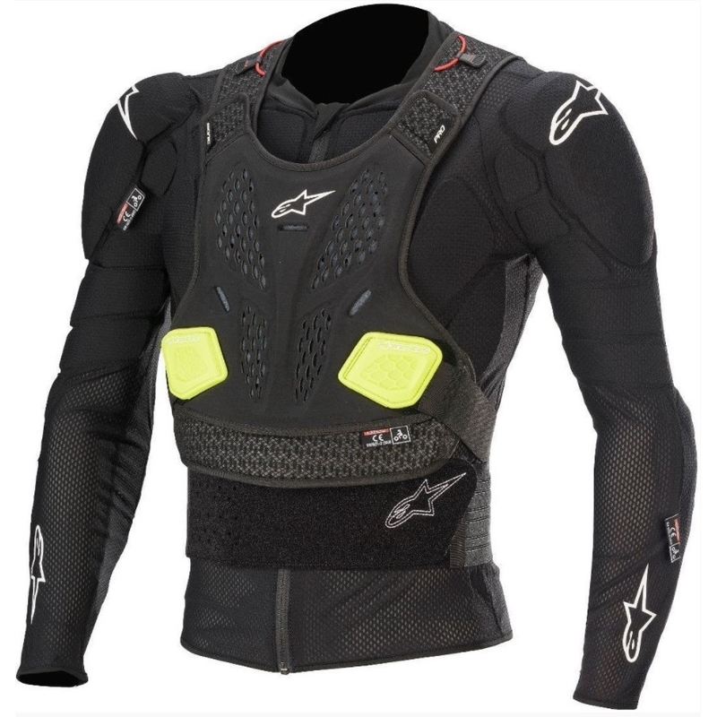 Chránič těla Alpinestars Bionic Pro černo-fluo žlutý - II. jakost