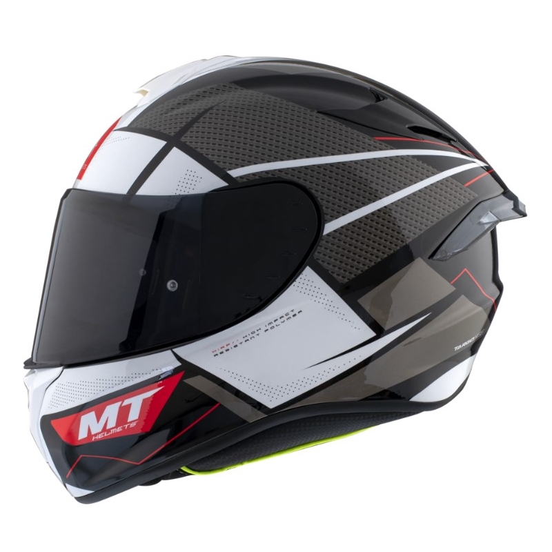 Integrální přilba na motorku MT FF106 Pro Targo Pro Podium B0 černo-bílá výprodej