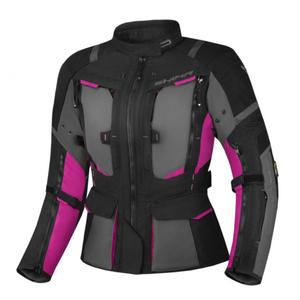 Shima Hero 2.0 Γυναικείο μπουφάν μοτοσικλέτας Μαύρο-γκρι-ροζ