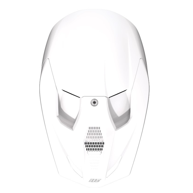 Motokrosová přilba Shot Race Solid bílá výprodej