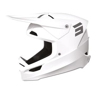 Κράνος Motocross Shot Furious Solid White