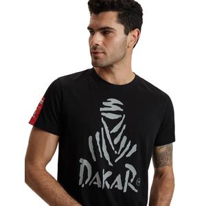 T-shirt DAKAR S 0123 μαύρο
