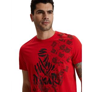 T-shirt DAKAR DKR S 0323 κόκκινο