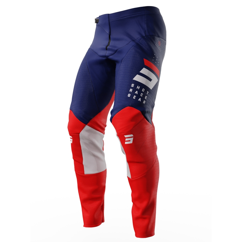 Παντελόνι Motocross Shot Contact Camo 2.0 κόκκινο-μπλε προσφορά
