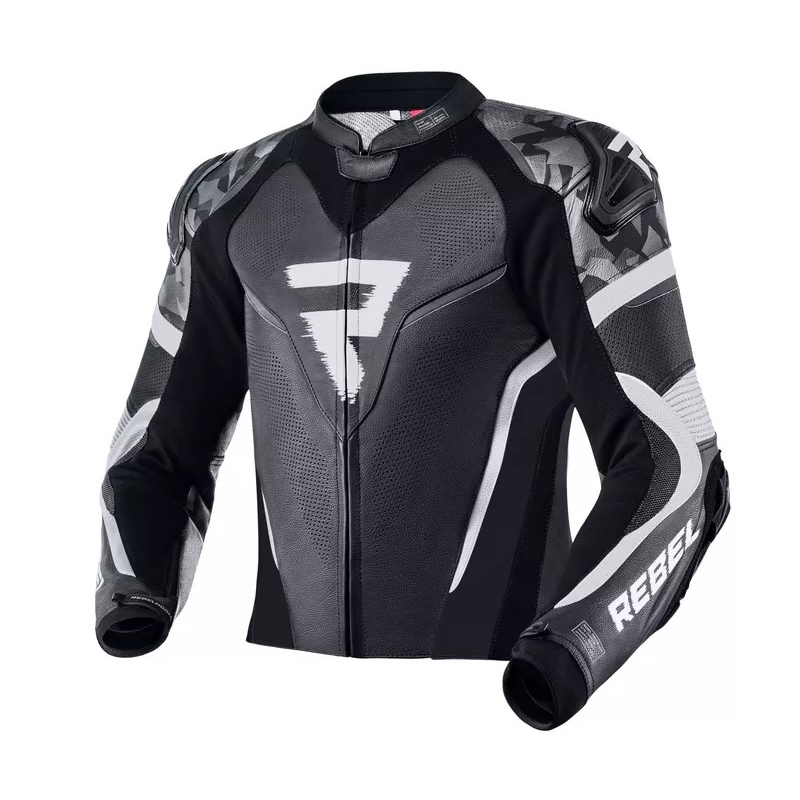 Rebelhorn Rebel Μαύρο και Λευκό κάλυμμα μοτοσικλέτας